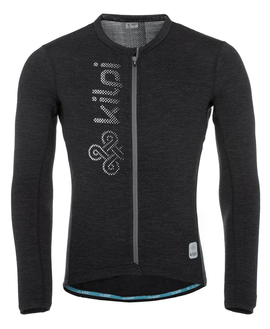 Pánsky cyklistický dres Kilpi SONET-M z merino vlny s dlhým rukávom
