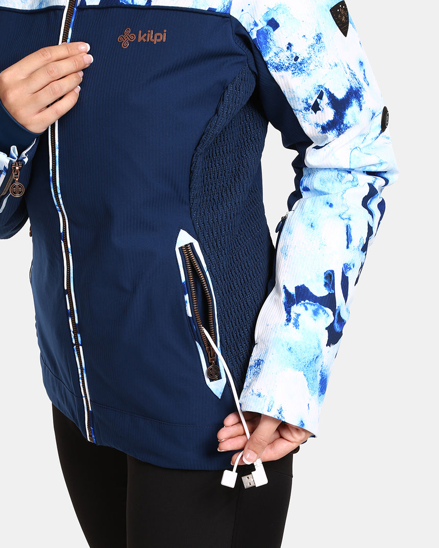 Women´s ski jacket with integrated heating system KILPI LENA-W