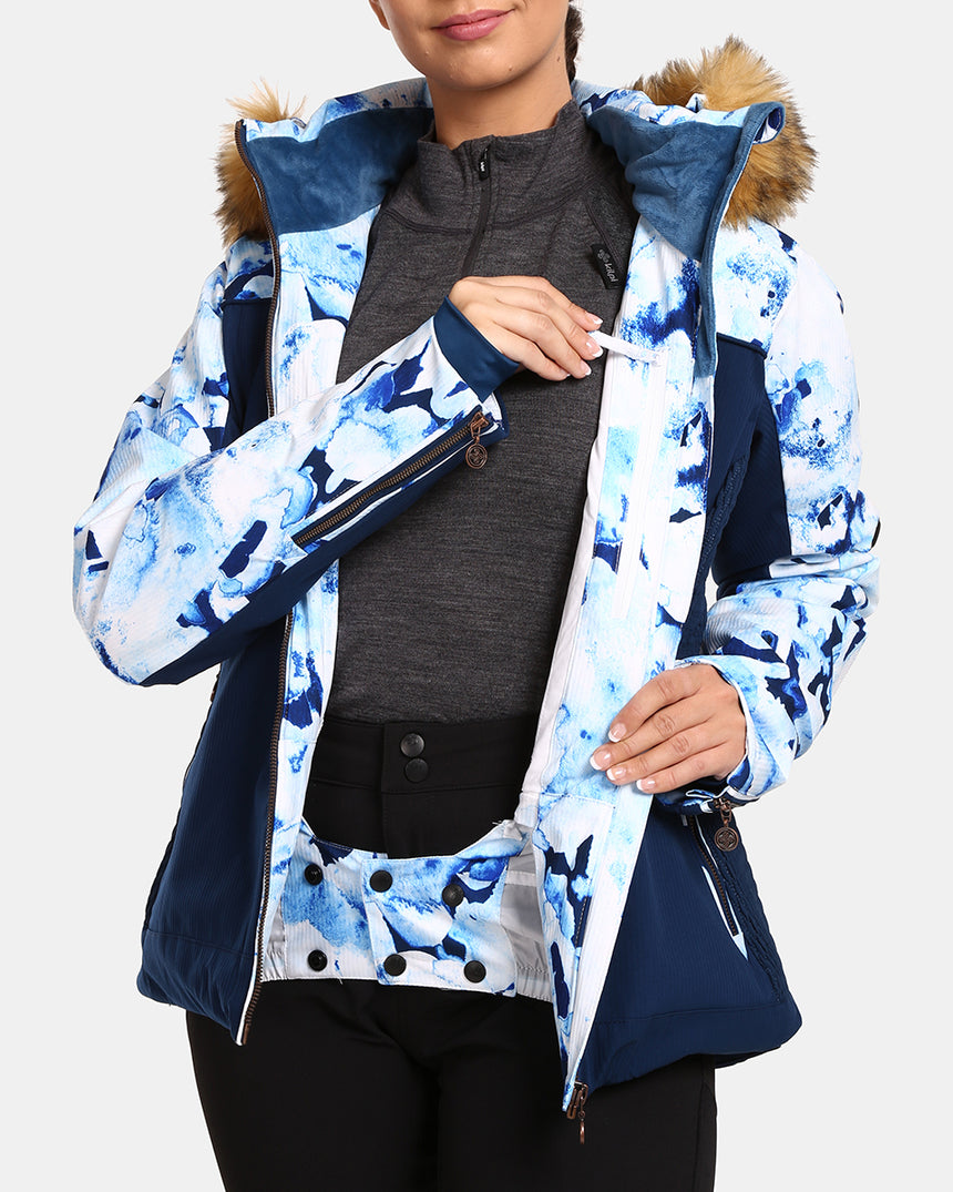 Women´s ski jacket with integrated heating system KILPI LENA-W