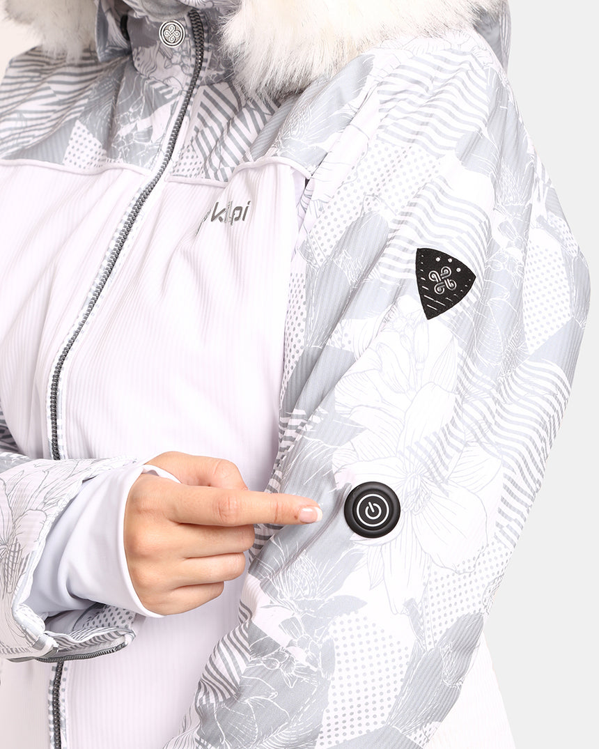Women´s ski jacket with integrated heating system KILPI LENA-W