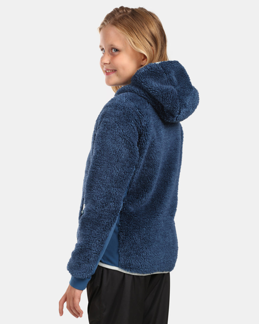 Dievča je chlpaté FLEECE mikina s kapucňou Kilpi NORKA-JG
