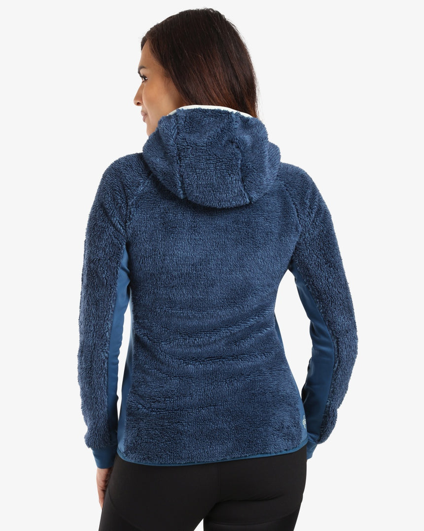 Dámske chlpaté FLEECE mikina s kapucňou Kilpi NORKA-W