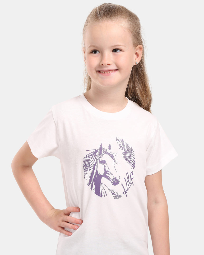 Girl's cotton T-shirt Kilpi MALGA-JG