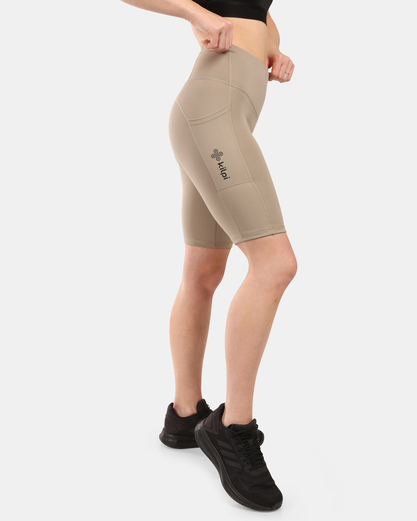 Women's short leggings Kilpi ARTEMI-W with OPTI-DRY function