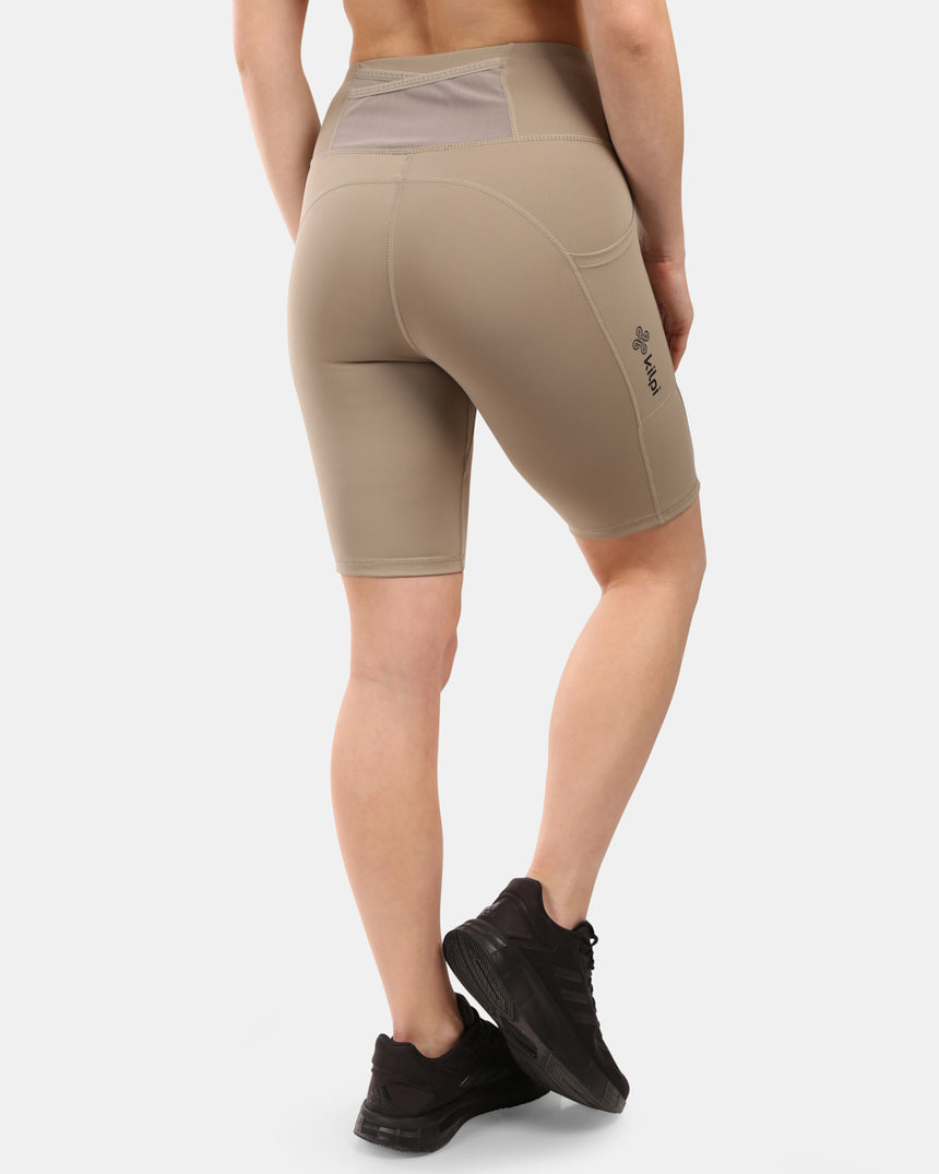 Women's short leggings Kilpi ARTEMI-W with OPTI-DRY function