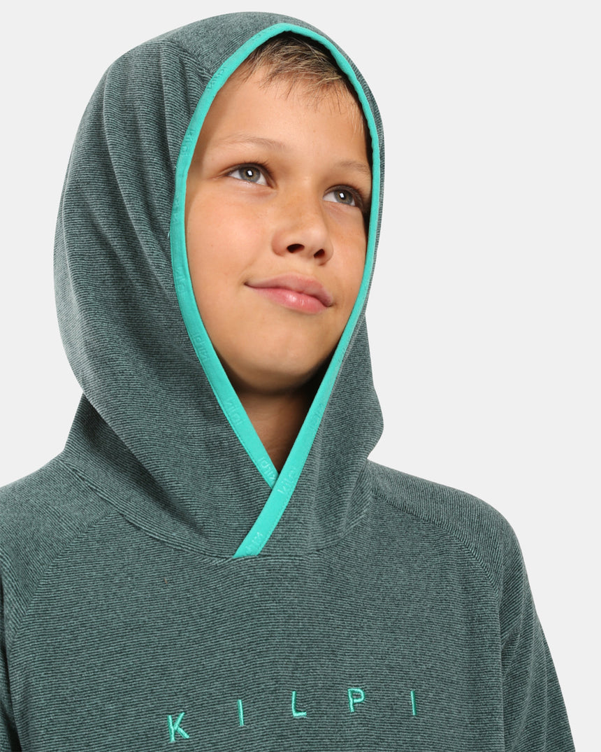 Chlapčenské FLEECE mikina s kapucňou Kilpi FLOND-JB