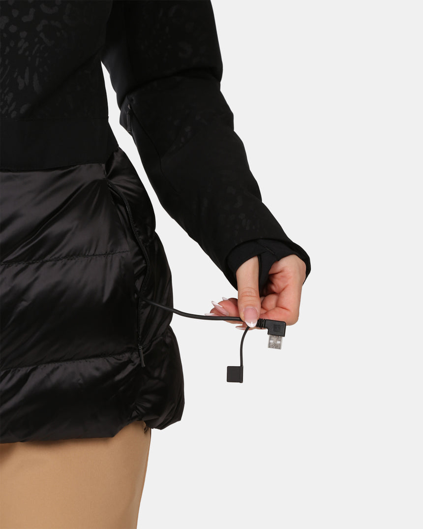 Women´s ski jacket with integrated heating system KILPI LENA-W