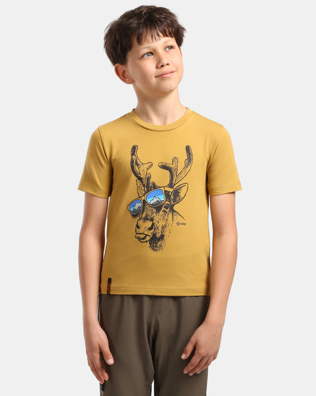 Boys' cotton T-shirt Kilpi SALO-JB
