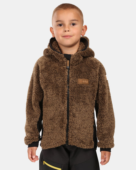 Boy´s hairy fleece hoodie Kilpi NORKA-JB