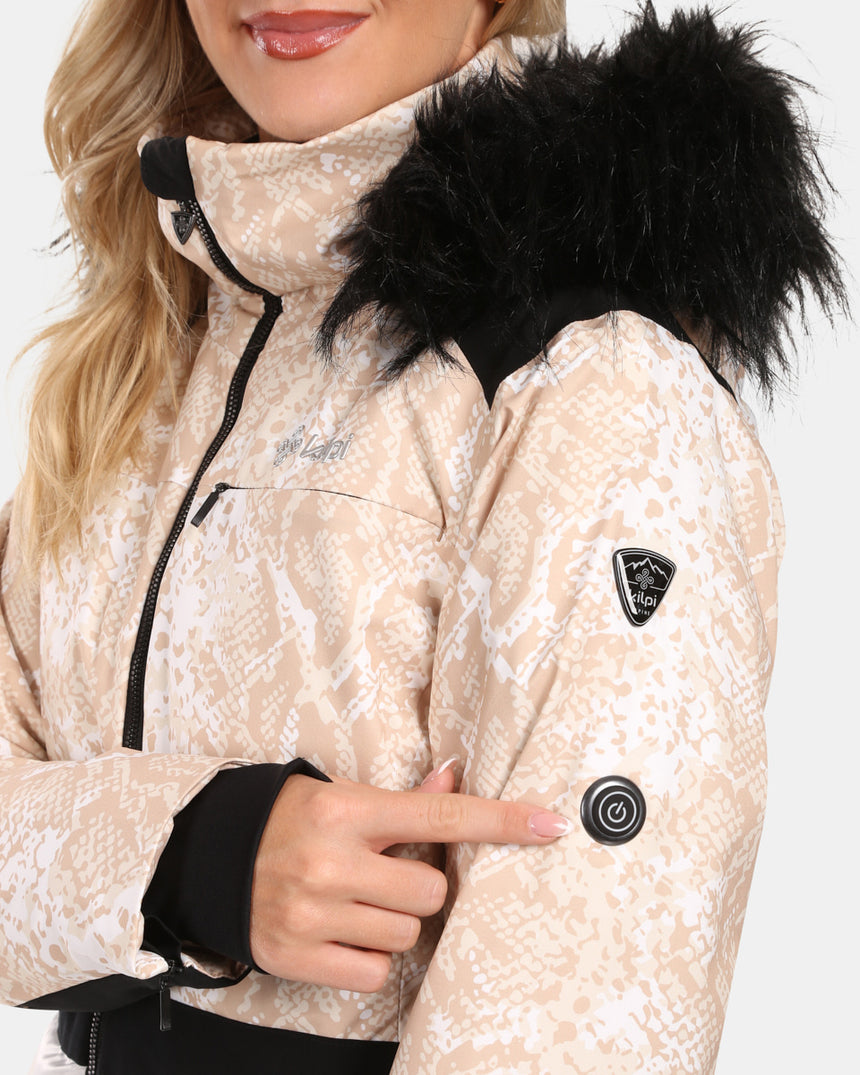 Women´s ski jacket with integrated heating system KILPI LENA-W