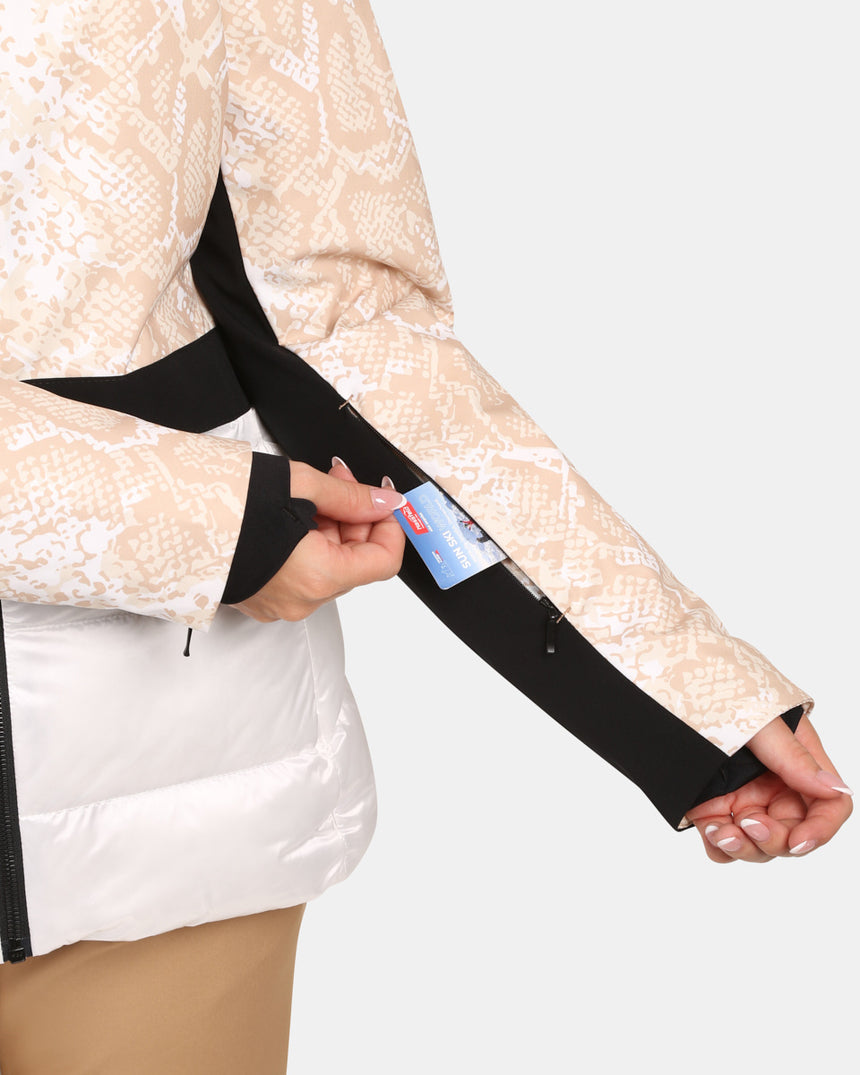 Women´s ski jacket with integrated heating system KILPI LENA-W