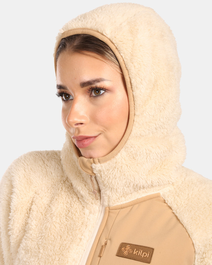 Women´s hairy fleece hoodie Kilpi NORKA-W