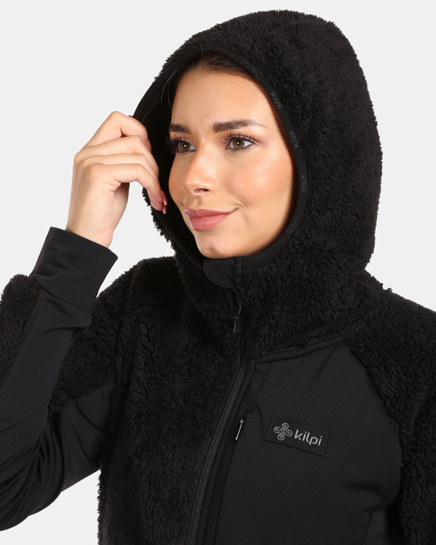 Women´s hairy fleece hoodie Kilpi NORKA-W