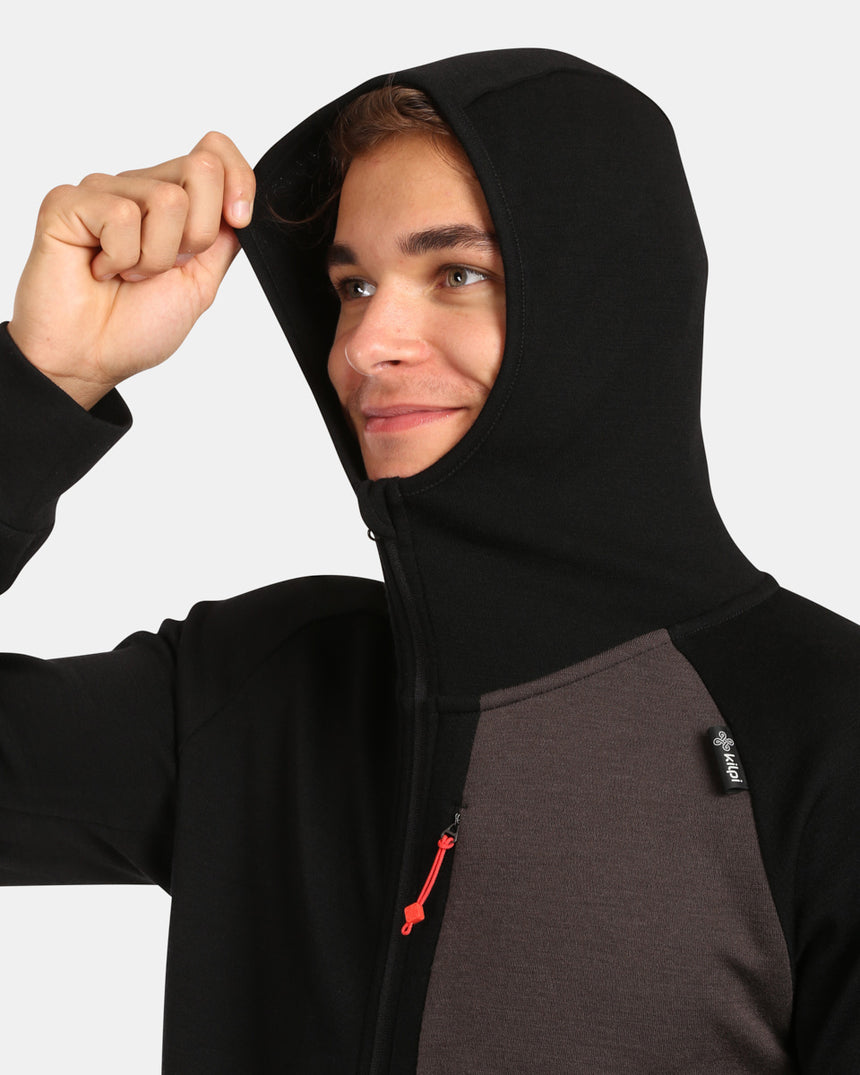 Men´s merino sweater with hood Kilpi MERINI-M