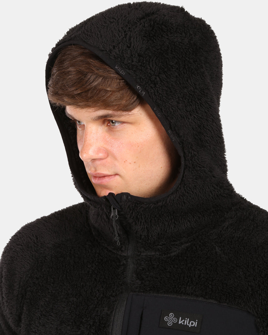 Men´s hairy fleece hoodie Kilpi NORKA-M