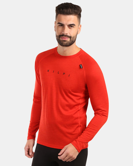 Men´s merino wool long sleeves base layer top Kilpi MAVORA TOP-M